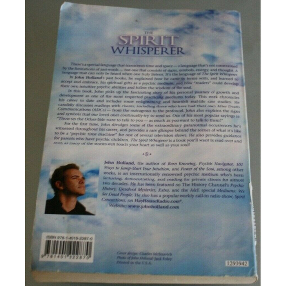 The Spirit Whisperer: Chronicles of a Medium John Holland Paperback - Picture 3 of 3